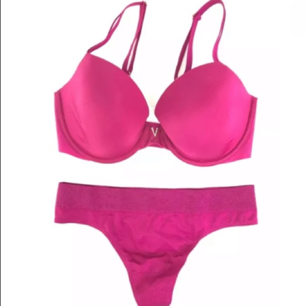 Victoria's Secret 34D M Sexy Illusions Bra Panty